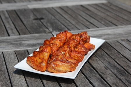 chicken wingsの写真素材