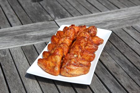chicken wingsの写真素材