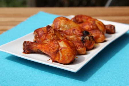 chicken thighの写真素材