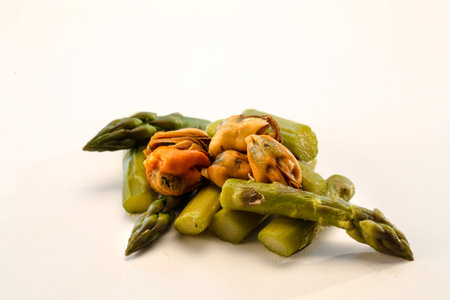 green asparagusの写真素材