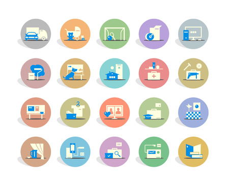 Products and servicesのイラスト素材