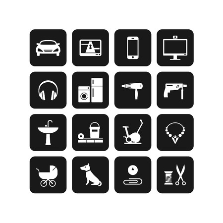 Products categoriesのイラスト素材
