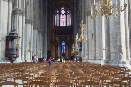 Interior of the Notre-Dame Cathedral
