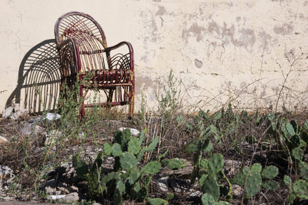 A deserted Turkish gardenの写真素材