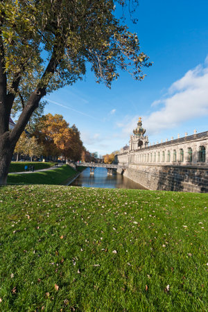 The Zwinger and its access bridgeのeditorial素材
