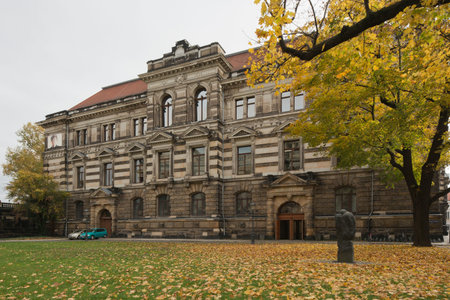 The modern art museum in Dresdenのeditorial素材