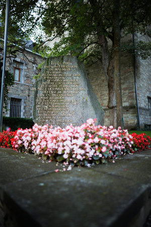 Monument in memory of the liberation of Malmedyの写真素材