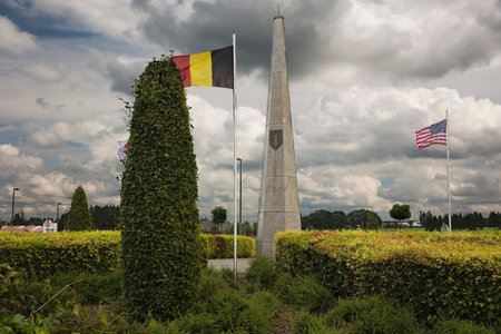Monument for the 1st Infantry Division in Bllingenの写真素材