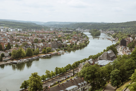 The Meuse and Namur, seen from the citadel
