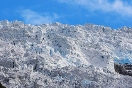 The ice fields on the Boyabreen, a side glacier of the Jostedalsbreen