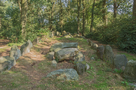 Standing inside Dolmen D43 in the vicinity of Emmen
