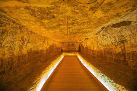 General view of one of the niches in the Great Temple of Abu Simbel
