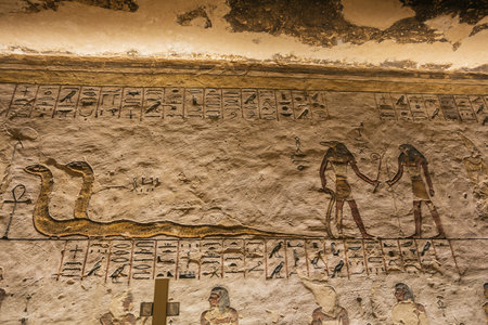 Apophis, Horus and Sobek in the tomb of Ramesses III