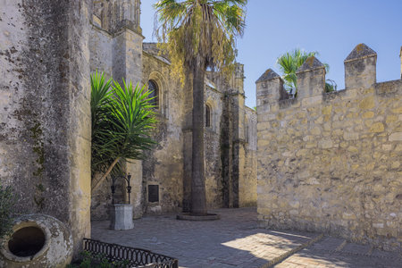 Between the city wall and the church of the Devine Salvador in Vejer de la Frontera
