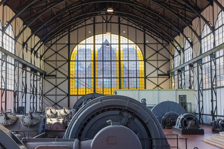 Editorial: DORTMUND, NORTH RHINE-WESTPHALIA, GERMANY, MAY 22, 2022 - General view of the engine...