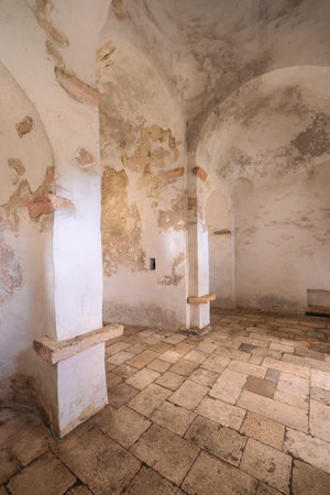 Inside the Church of the Holy Cross in Nin, also known as the smallest cathedral in the worldのeditorial素材