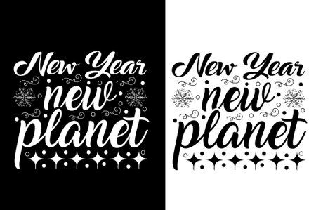 Best Happy New Year t-shirt , sticker, mug, bag design.のイラスト素材