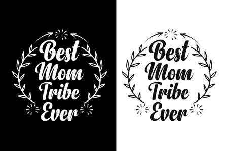 Best mom t-shirt designのイラスト素材