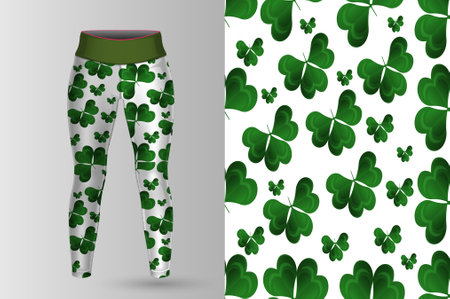 St. Patrick's Day Pattern and laggingsのイラスト素材