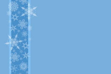 Winter background with snow flakesの写真素材