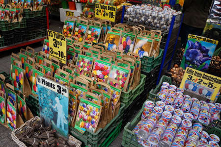 Tulip Market Amsterdamの写真素材