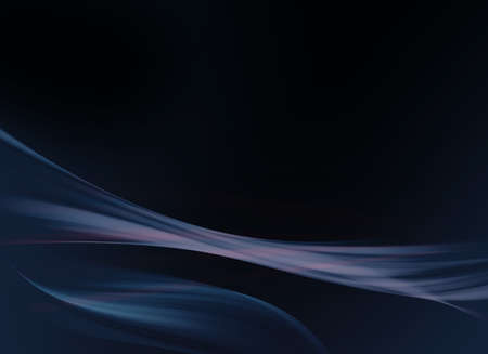 Abstract background waves. Black and blue abstract dynamic backgroundの写真素材