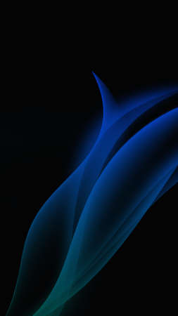 Modern elegant abstract wallpaper for smartphone, waves and curvesの写真素材