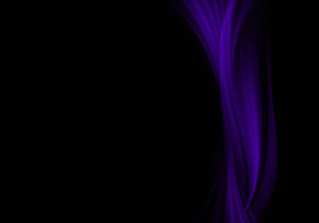 Elegant abstract dark background design with blue curves and space for your textの写真素材