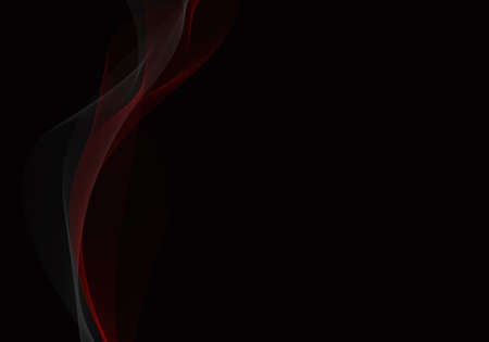Abstract background waves. Black and red abstract backgroundの写真素材