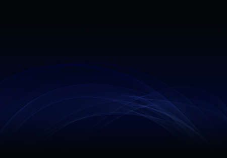 Abstract black background with blue dynamic linesの写真素材