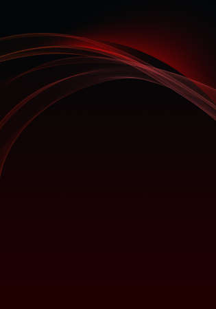 Abstract background waves. Black and red abstract backgroundの写真素材