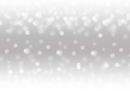Winter seasonal bokeh background. Grey and white bokeh backgroundの写真素材
