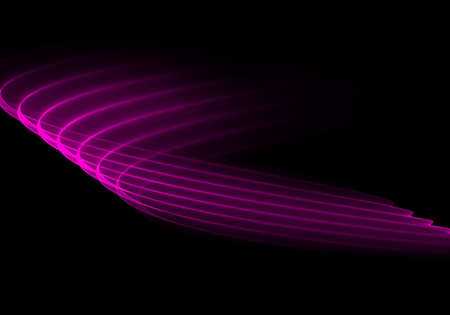 Elegant abstract dark background design with purple curves and space for your textの写真素材
