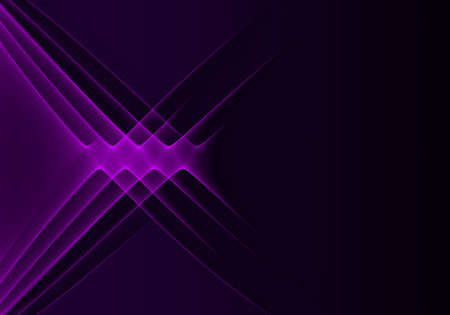 Elegant abstract dark background design with purple curves and space for your textの写真素材