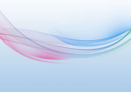 Abstract background waves. White and blue abstract background.の写真素材