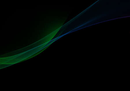 Abstract background waves. Black and green abstract background.の写真素材