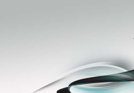 Abstract background waves. White, green and grey abstract backgroundの写真素材