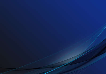 Abstract background waves. Royal blue abstract background for wallpaper or business cardの写真素材