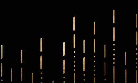 Black minimalistic abstract background. Business presentation, web banner backdrop. Geometric...
