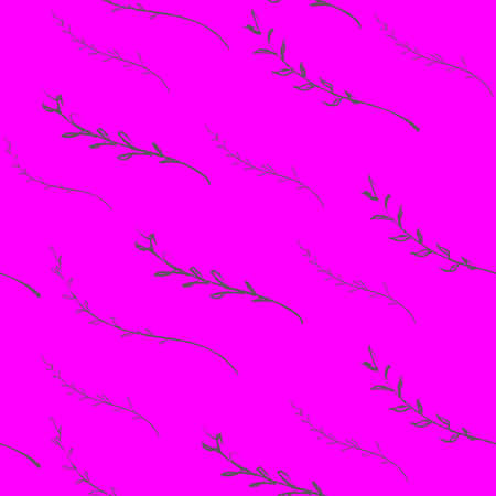 Floral vintage seamless pattern on magenta background for fabrics, scrapbooking, wrapping.の写真素材