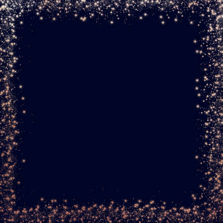 Snow background. Dark blue Christmas snowfall with defocused flakes. Winter concept with falling snow. Holiday texture and white snowflakes.の写真素材