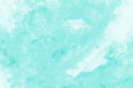 Soft spot watercolor paint blue hand drawn. Beautiful abstract watercolor background, blot stain.