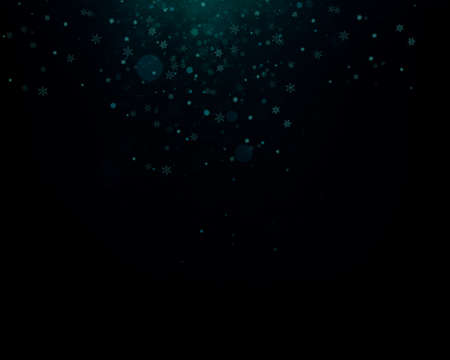 Abstract dark background with a winter bokehの写真素材