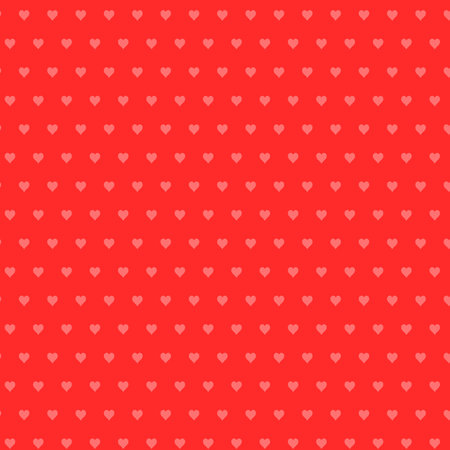 Hearts seamless pattern. Valentine's day background. Red and pink colors. Love romantic theme.