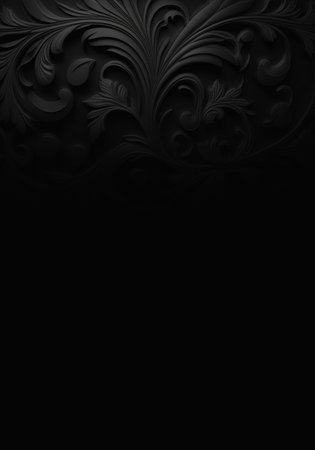 Luxury black background with space for your own creationsの写真素材