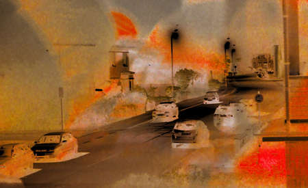 Alienated Streetの写真素材