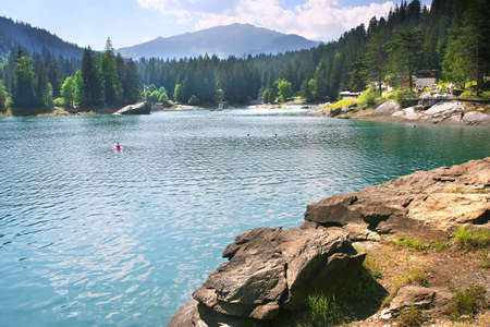 Lake Caomaの写真素材