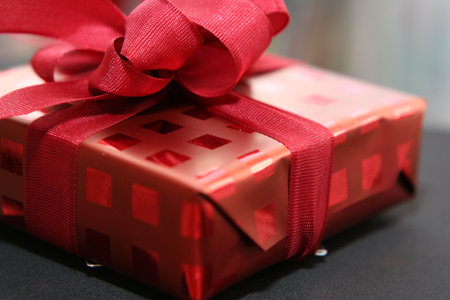 single red boxの写真素材