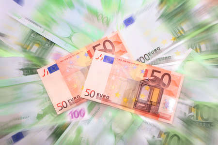 Euros backgroundの写真素材