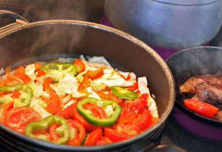 Fry asian foodの写真素材